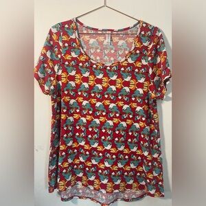 Lularoe Women Donald Duck top size XL